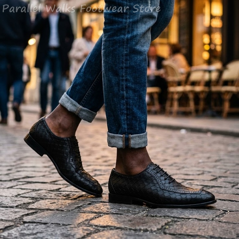 Chaussures Oxford pour hommes  - Oxford Shoes Brogue avis et prix