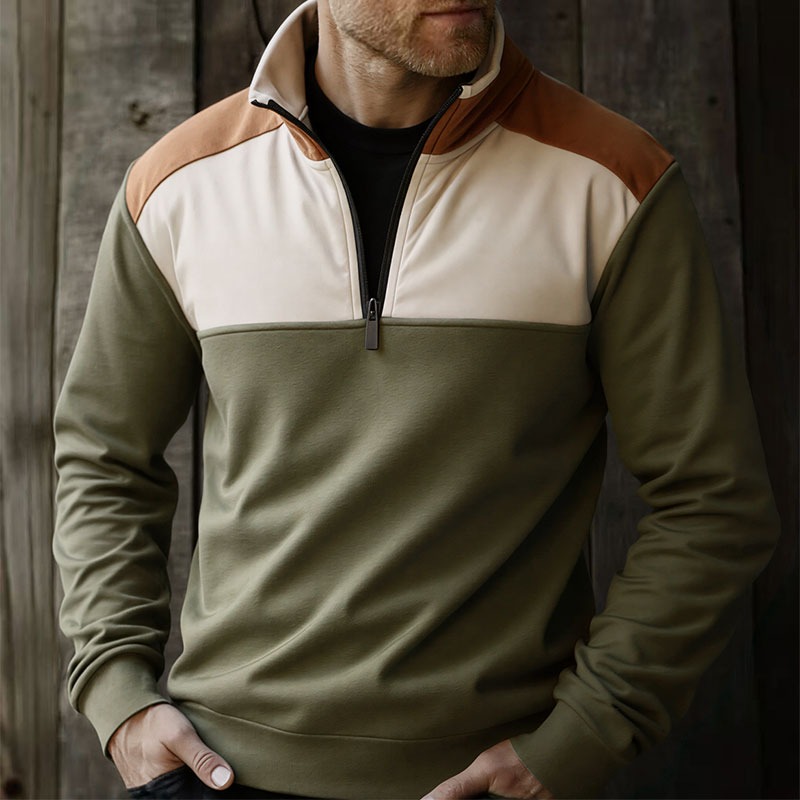 UETEEY hommes quart de fermetu - Mens Fashion Quarter Zip avis et prix