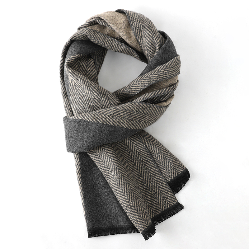 Luxe hiver hommes écharpe châl - Men Scarf Wool avis et prix