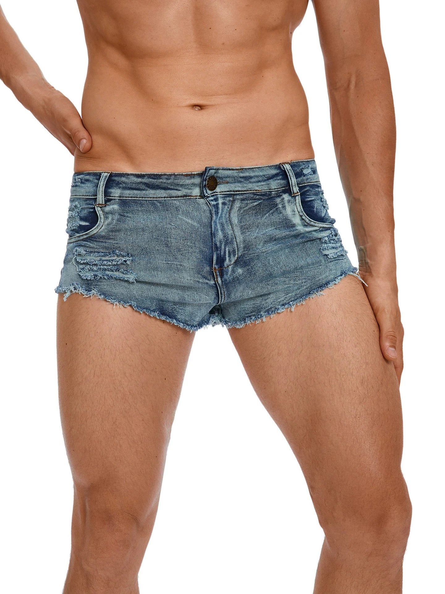 Shorts en jean taille basse po - Jeans Pants Fashion Men avis et prix