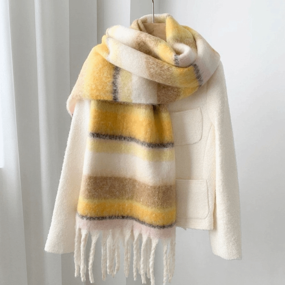 Écharpe élégante en laine moha - Men Scarf Wool avis et prix